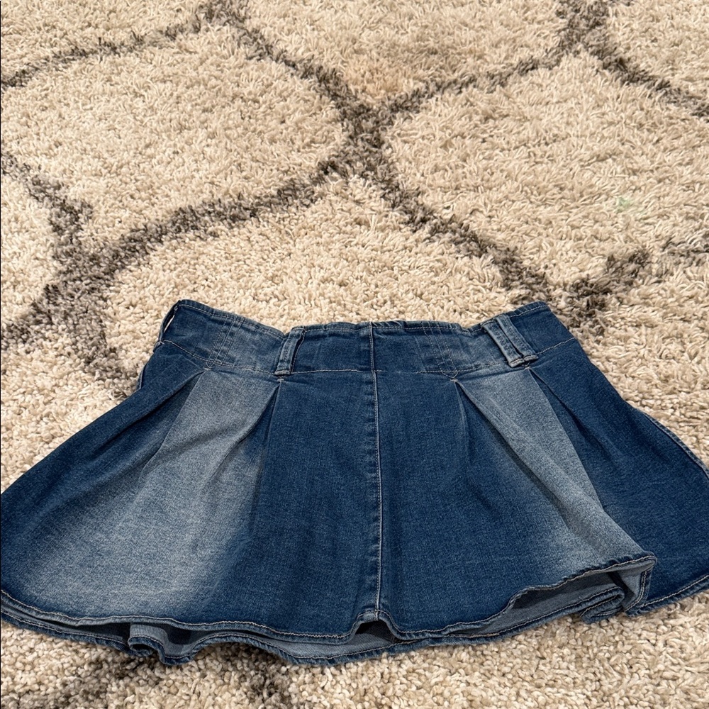Denim Mini Skirt